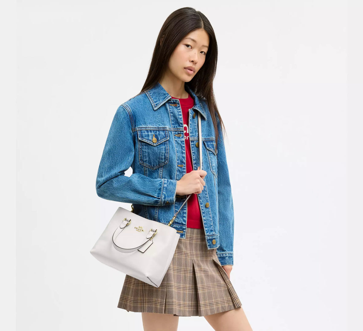 Coach Station Carryall Bag  -  Gold/Chalk