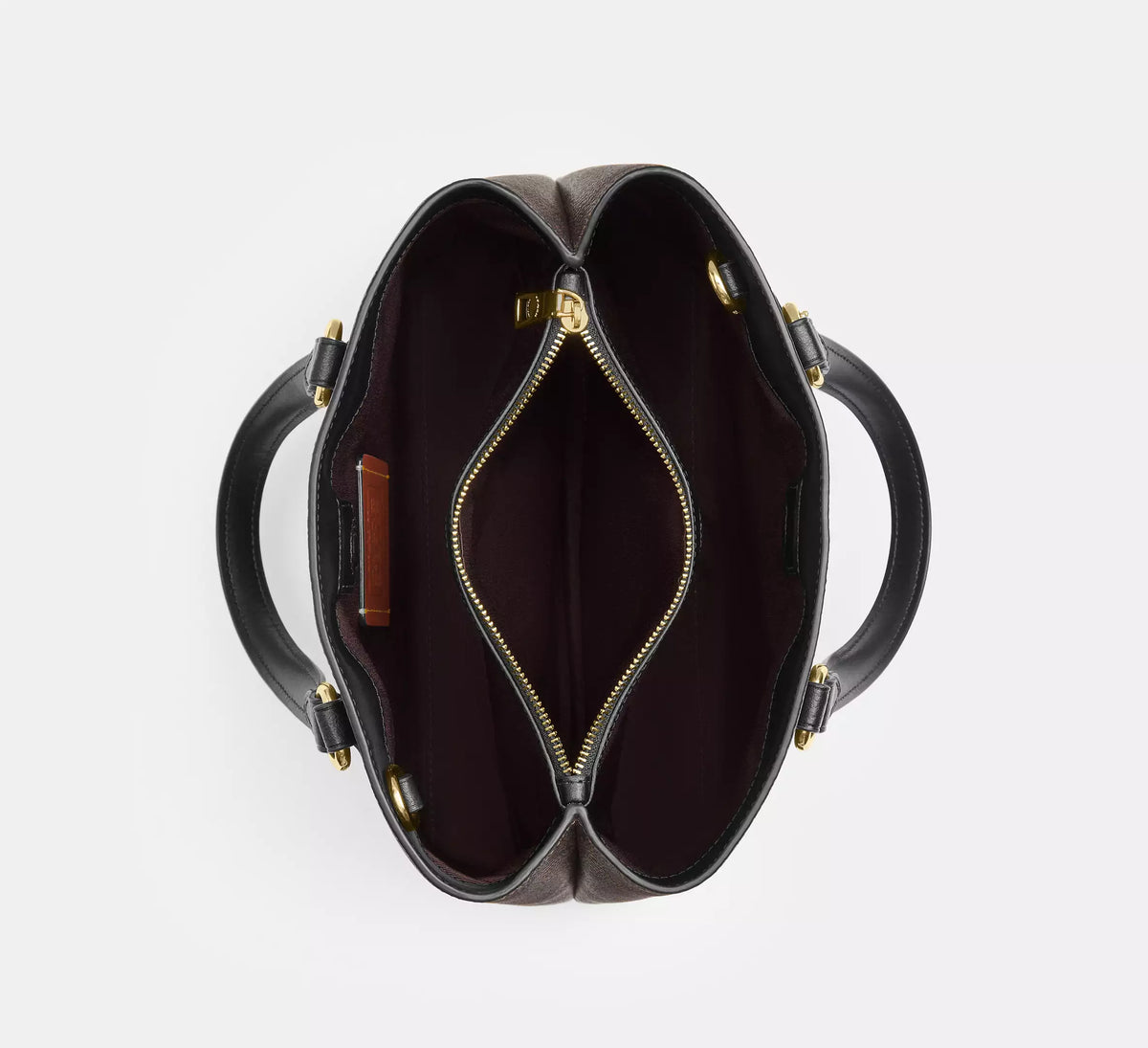 Coach Station Carryall Bag In Signature  -  Gold/Walnut/Black - Hemen Teslim