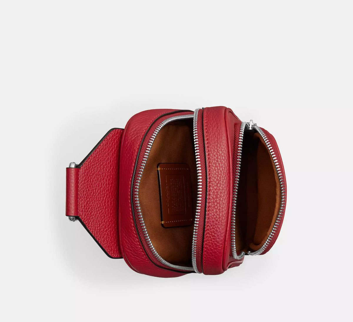 Coach Racer Sling Pack  -  Silver/Poppy