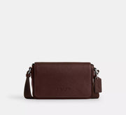 Coach Jack Small Flap Crossbody Bag -  Silver/Maple