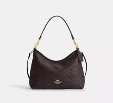 Coach Laurel Shoulder Bag In Signature - Gold/Walnut/Black