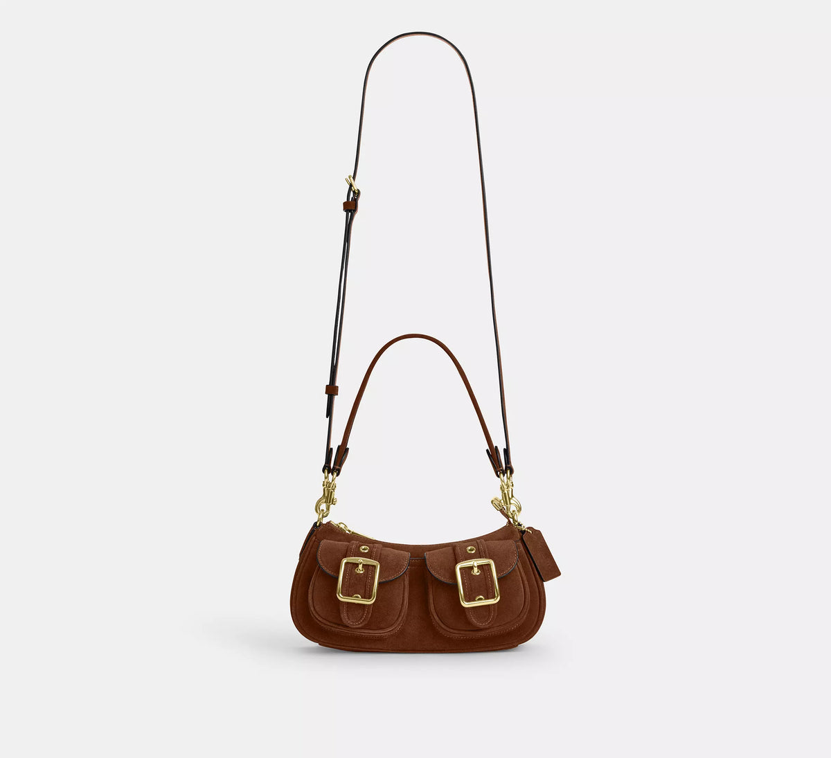 Coach Ashton Shoulder Bag  -  Gold/Warm Brown