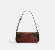 Coach Bowling Small Shoulder Bag  - Redwood/Black