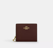 Coach Snap Wallet With Charm - Gold/Maple