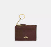 Coach Mini Skinny Id Case - Gold/Maple