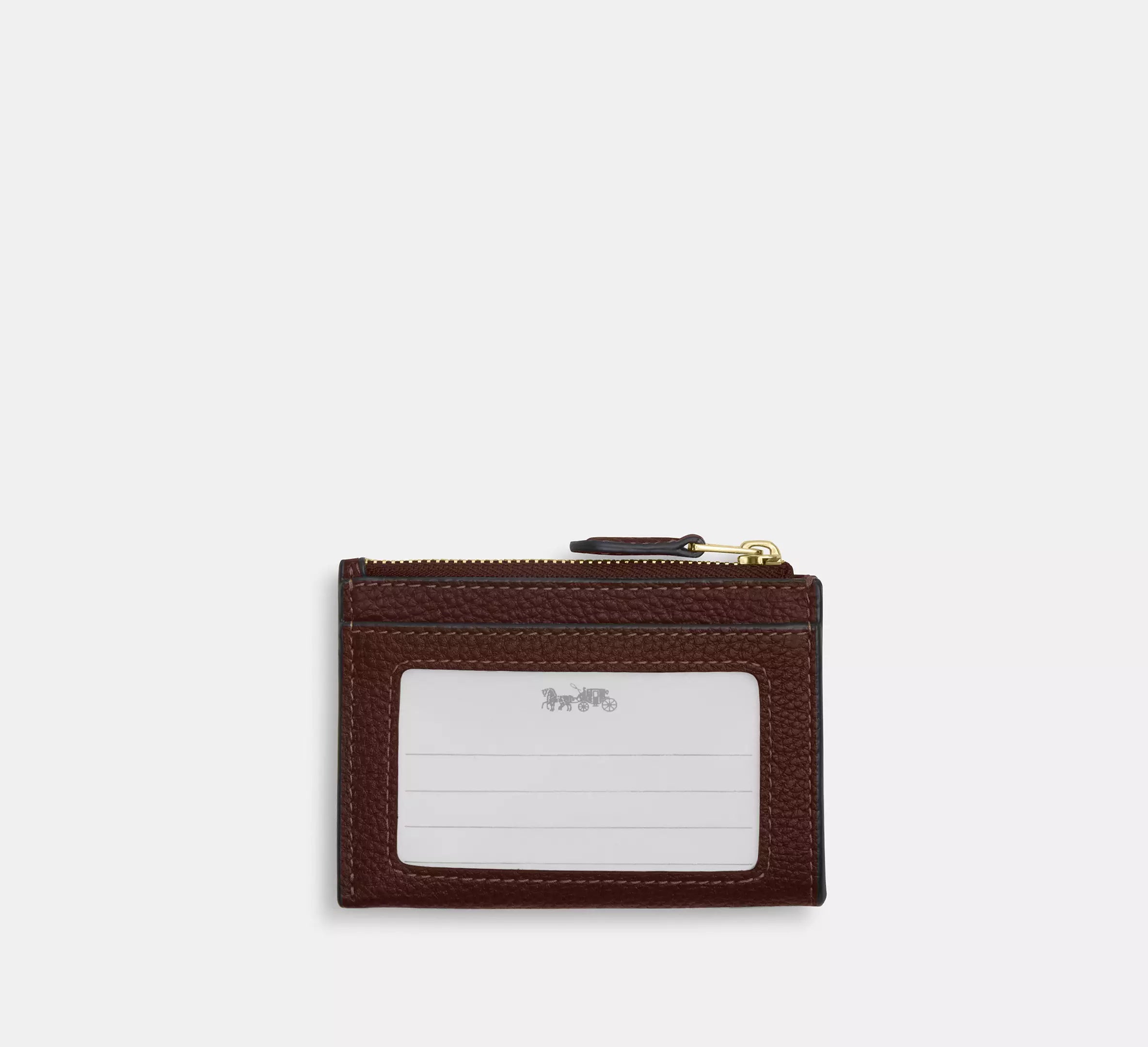Coach Mini Skinny Id Case - Gold/Maple