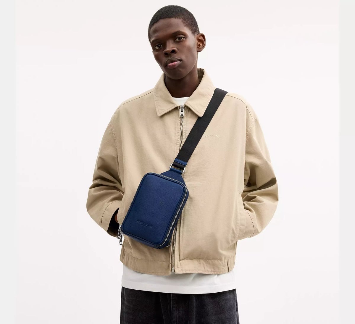 Coach Ray Pack  -  Silver/Deep Blue
