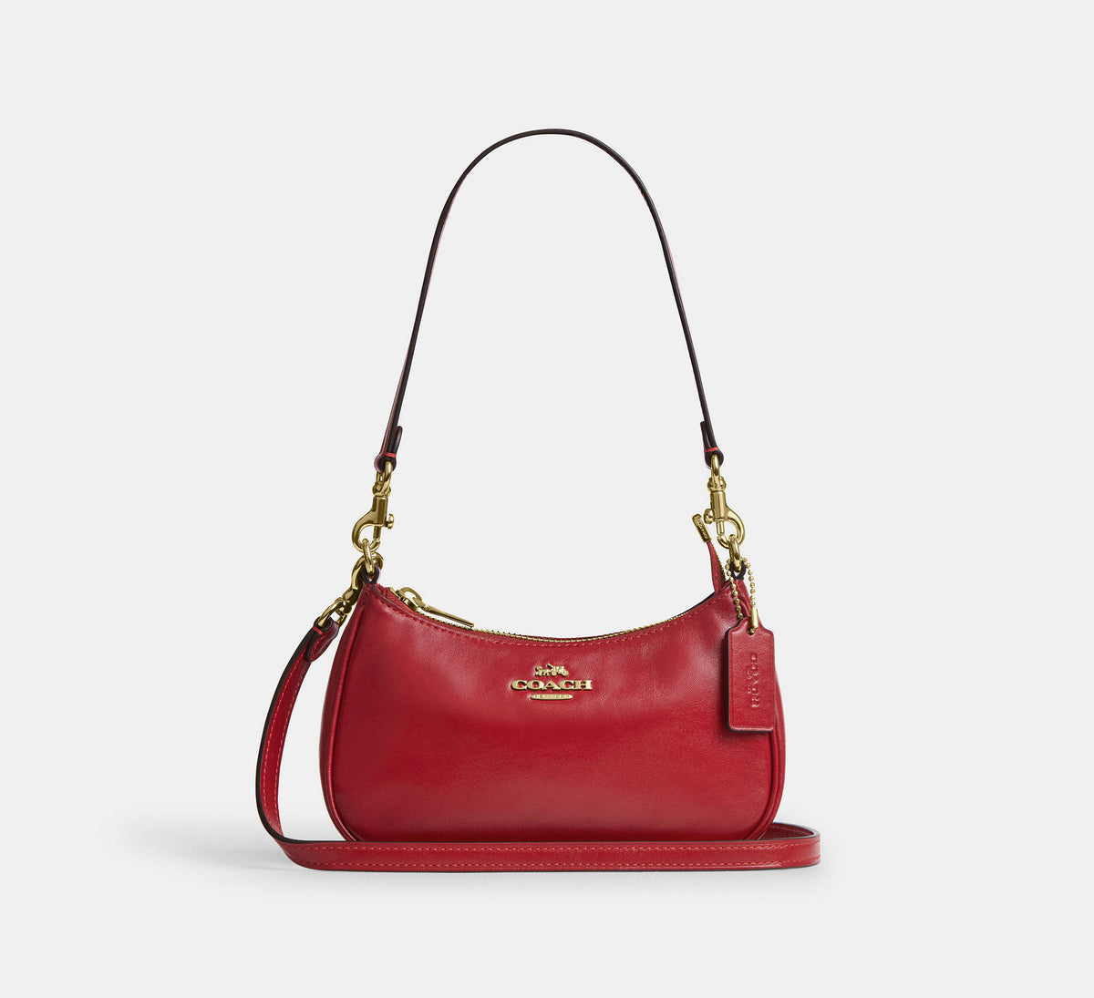 Coach Soft Teri Mini Crossbody Bag-Gold/Poppy