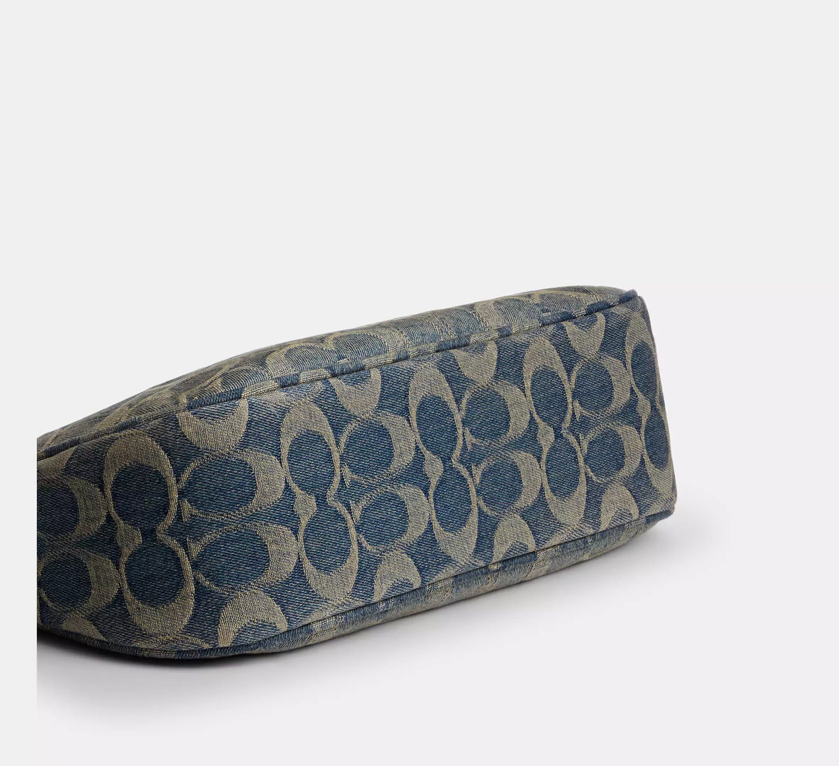 Coach Teri Shoulder Bag In Signature Regenerative Cotton Denim  -  denim/Gold/Denim