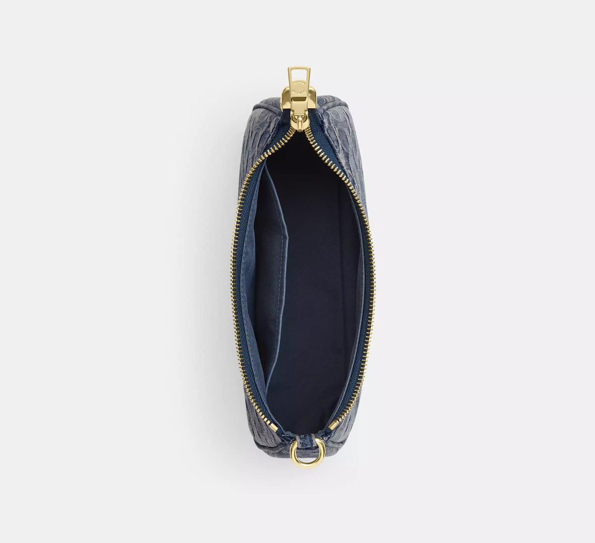 Coach Teri Shoulder Bag In Signature Regenerative Cotton Denim  -  denim/Gold/Denim