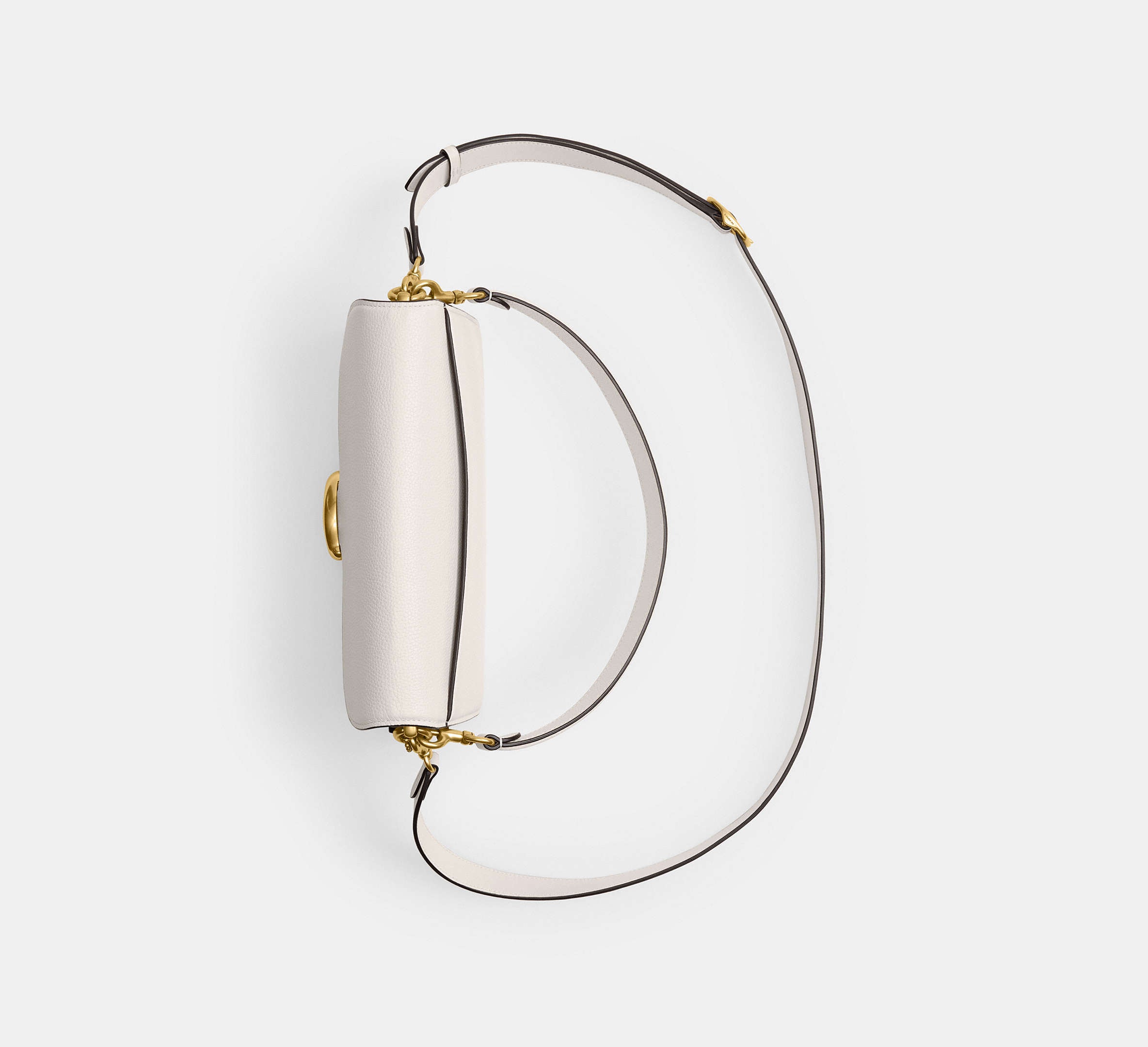 Coach Tabby Shoulder Bag 26 - Brass/Chalk – Kanadadan Kapına