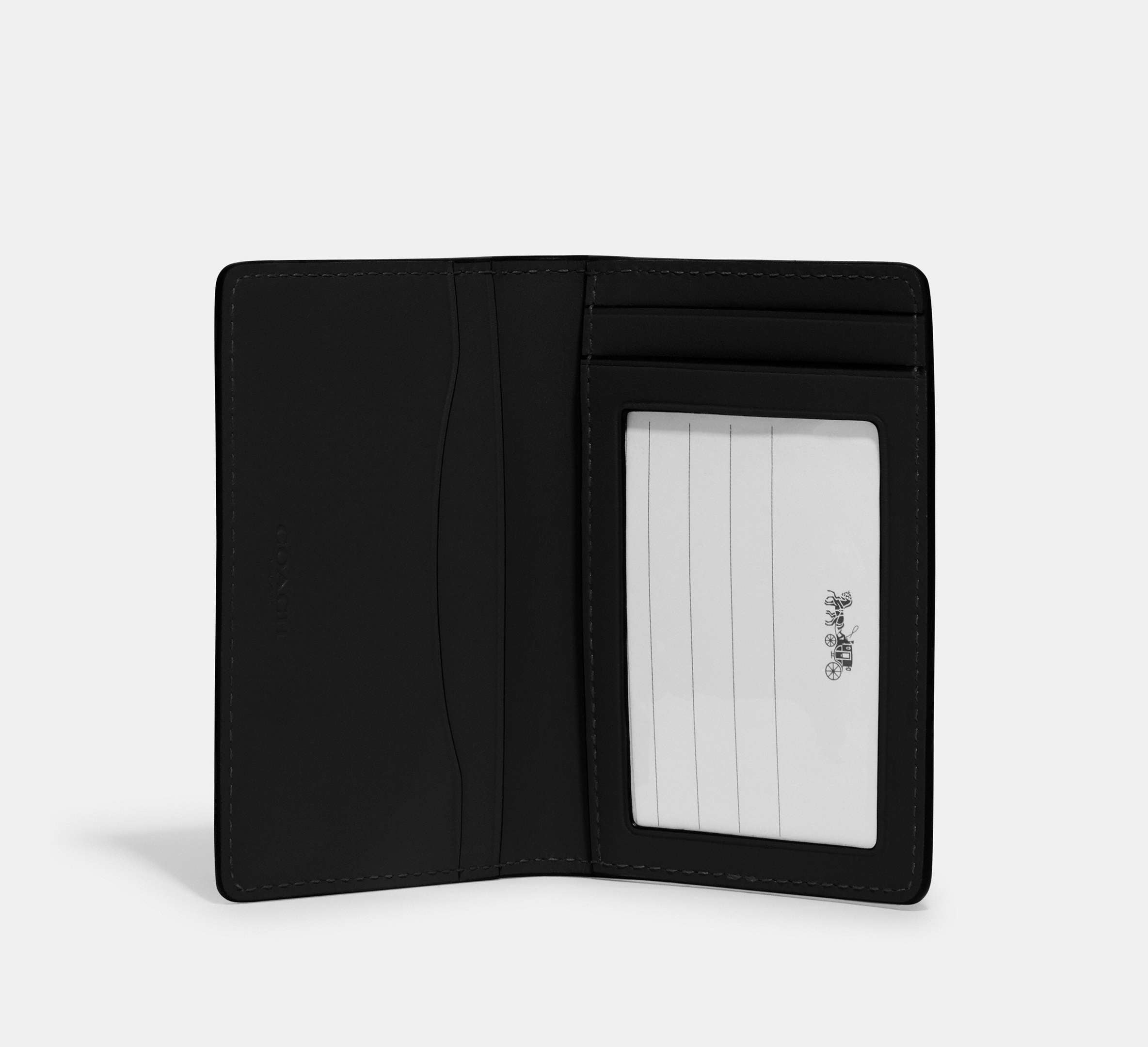 Coach Id Wallet  - Gunmetal/Black