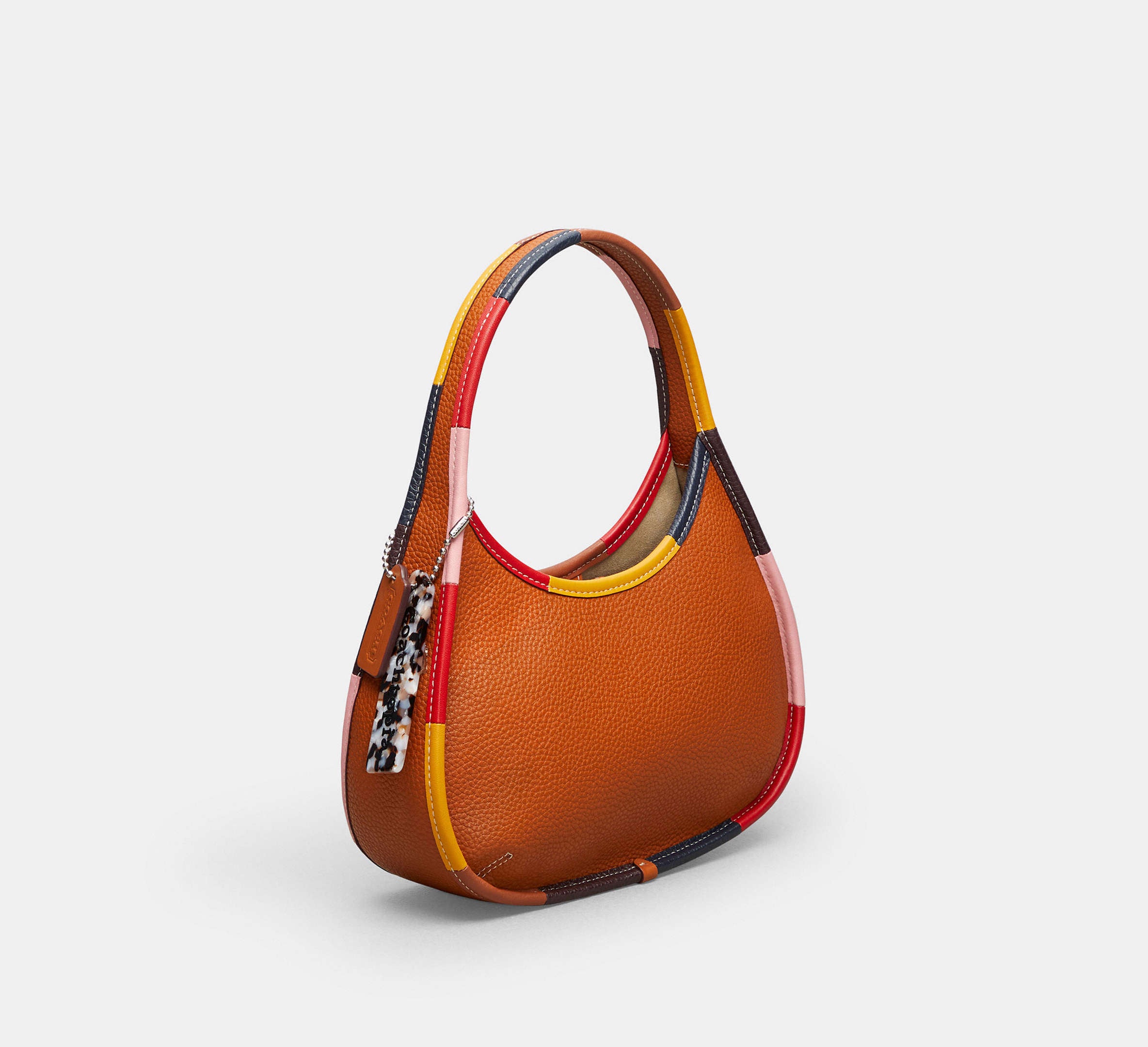 Coach Ergo Bag In Coachtopia Leather With Colorful Binding - Burnished Amber Multicolor