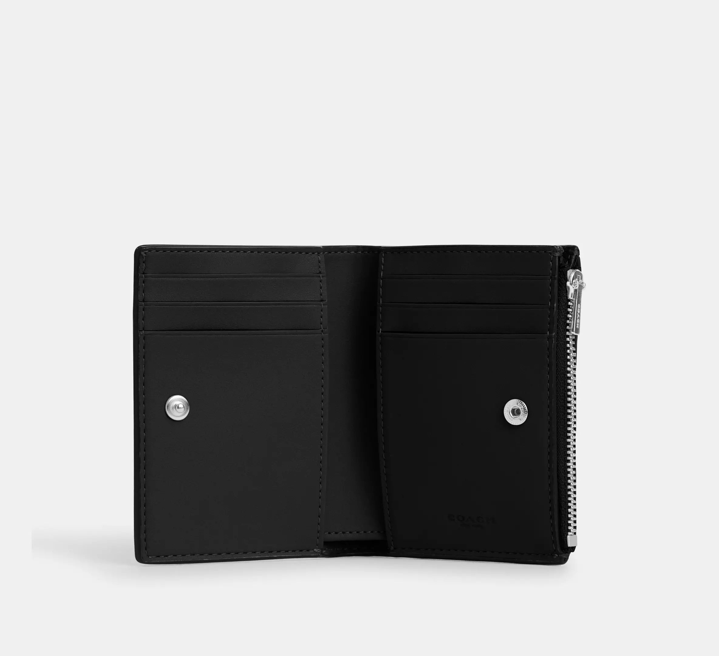 Coach Bifold Wallet  - Silver/Black