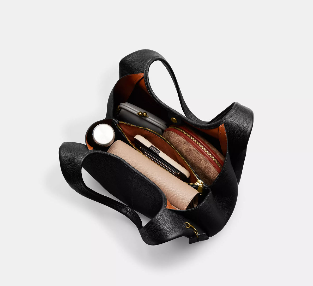 Coach Lana Shoulder Bag SEZON - Brass/Black
