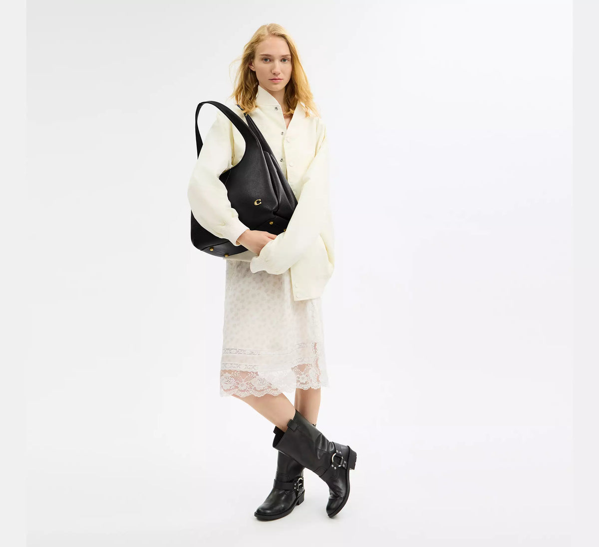 Coach Lana Shoulder Bag SEZON - Brass/Black