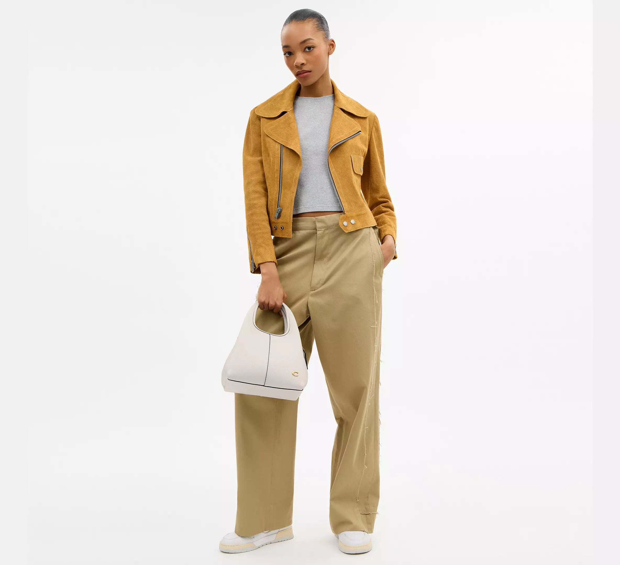 Coach Lana Shoulder Bag 23  -  Brass/Chalk - SEZON