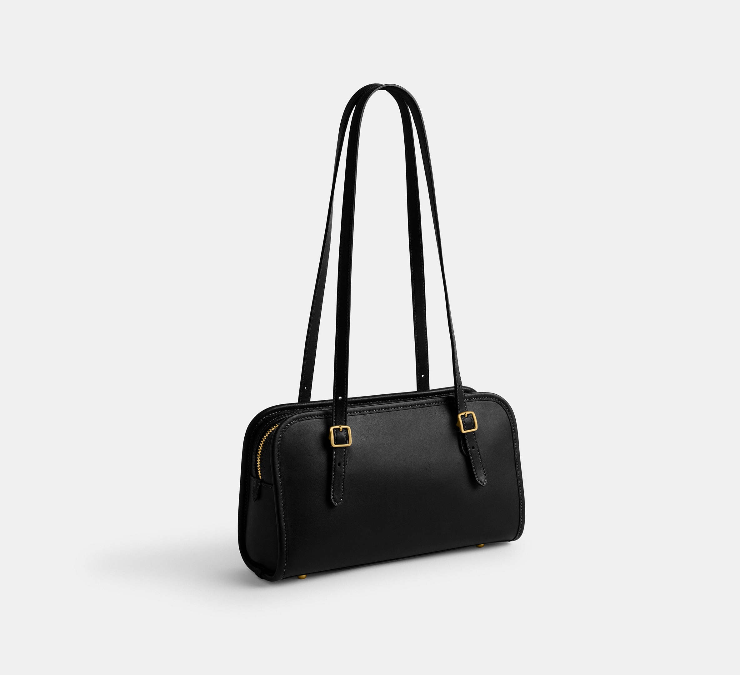 Coach Swing Zip Brass/Black Bag