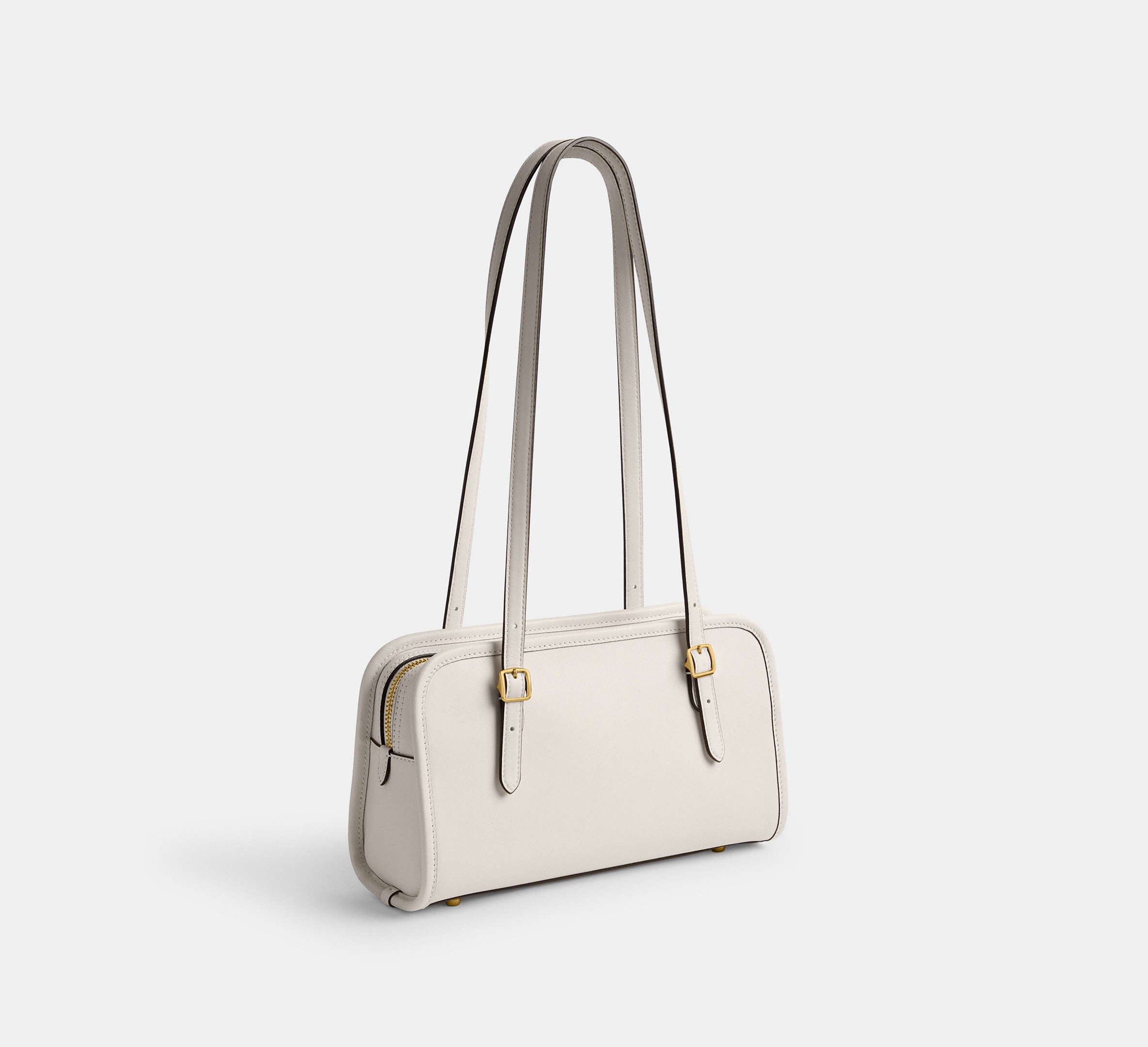 Coach Swing Zip Brass/Chalk Bag