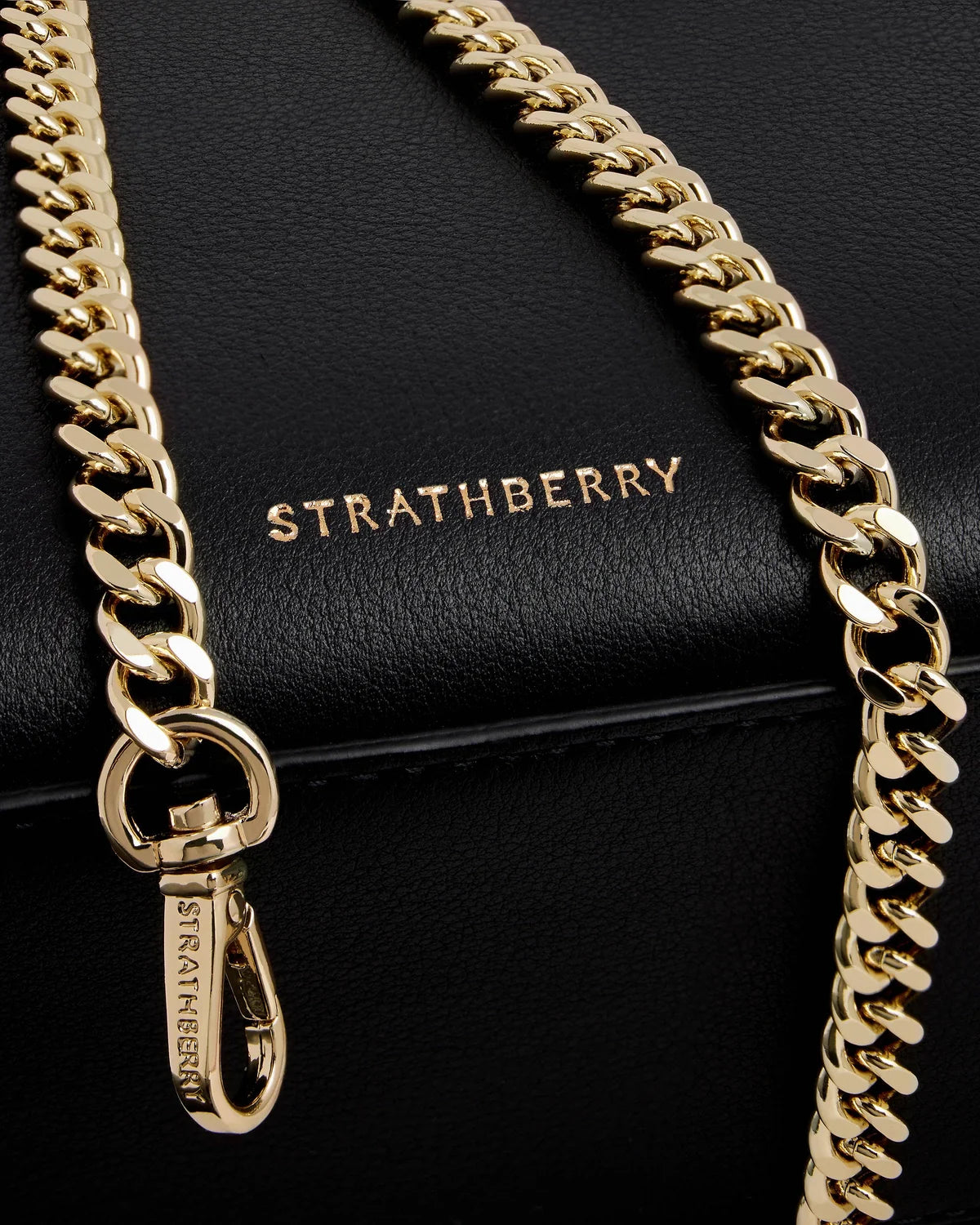 Strathberry Nano Tote  -  Black