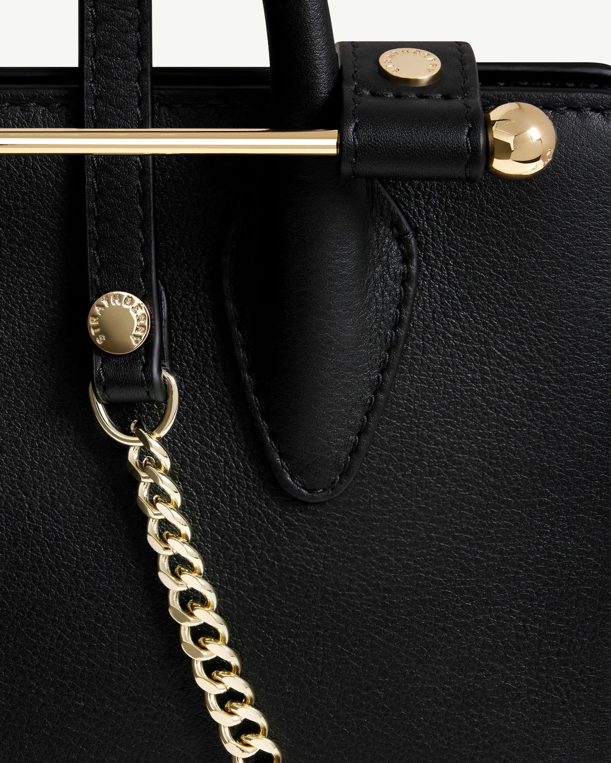 Strathberry Nano Tote  -  Black