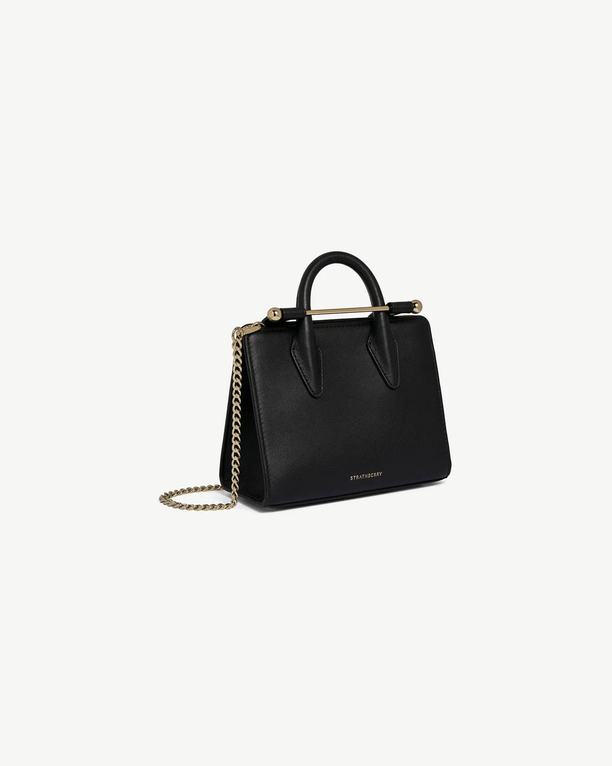 Strathberry Nano Tote  -  Black