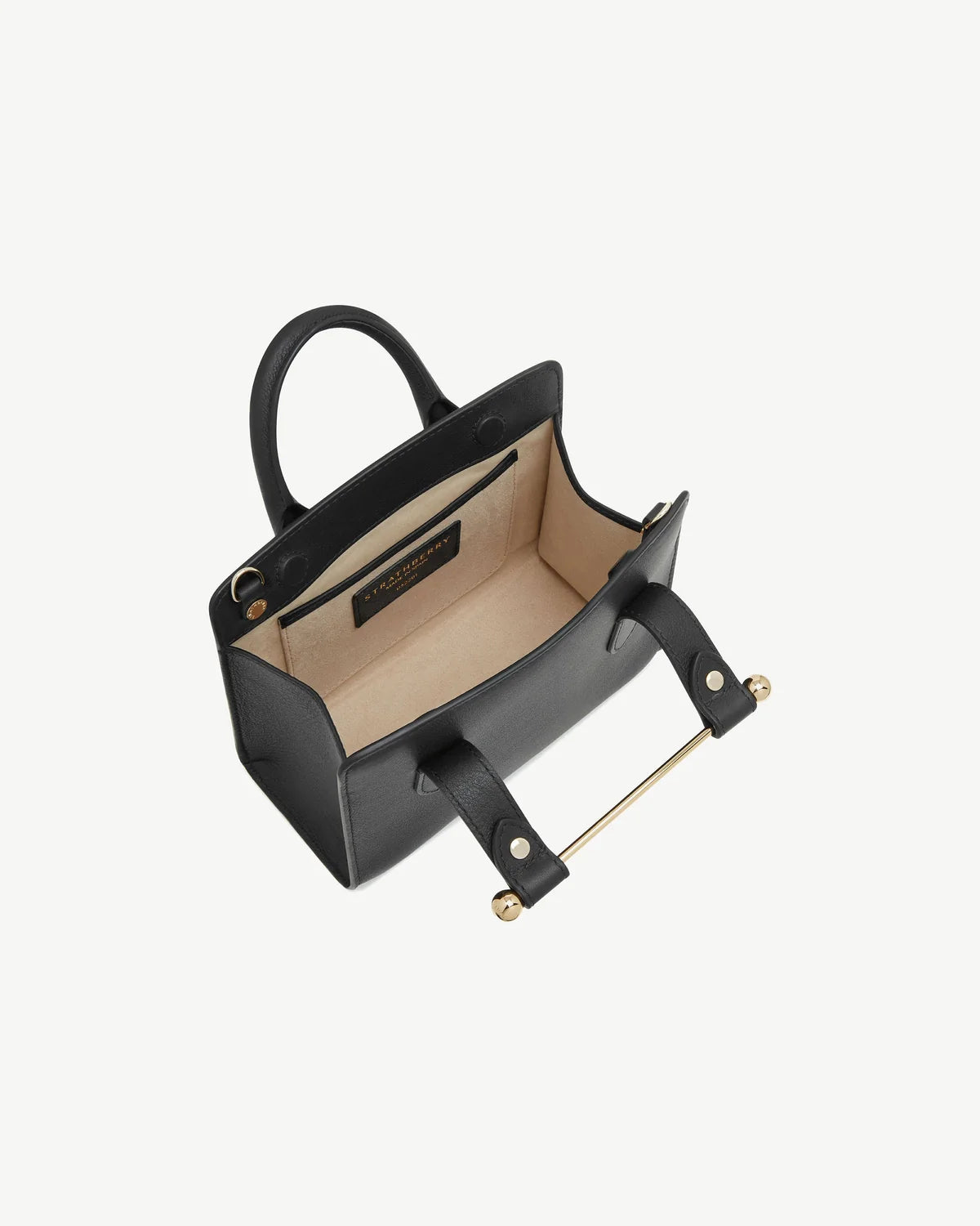 Strathberry Nano Tote  -  Black