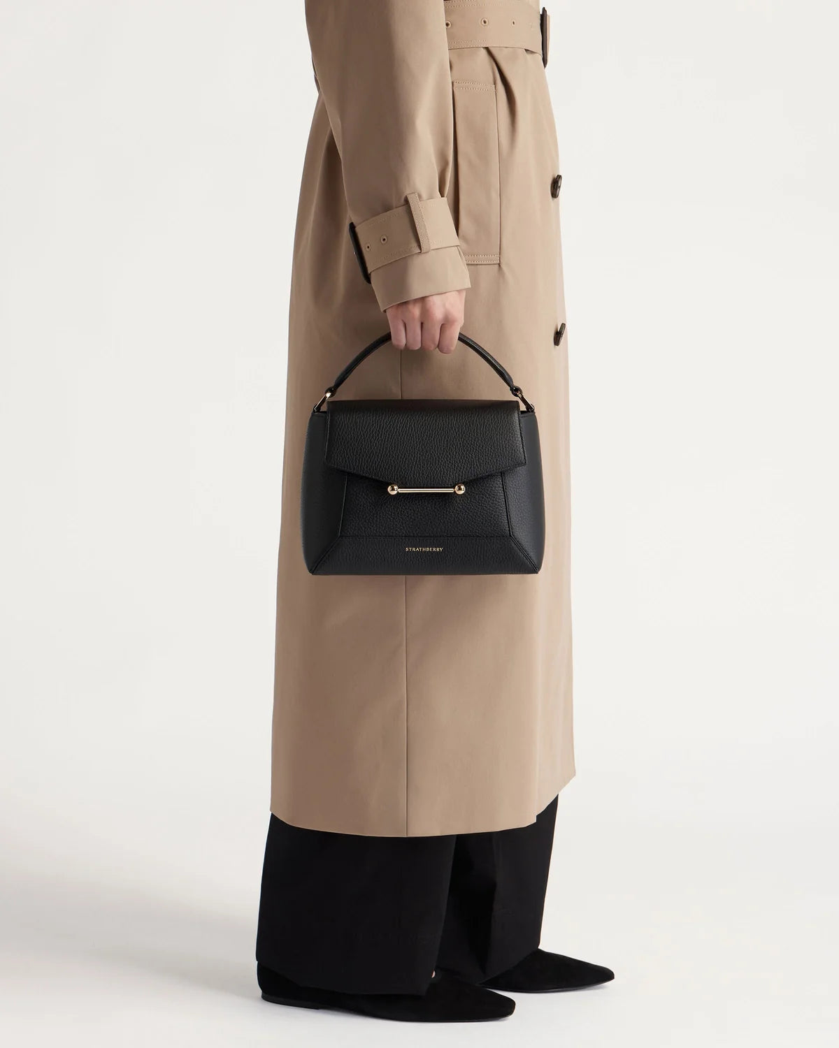 Strathberry Mosaic Bag  -  Black