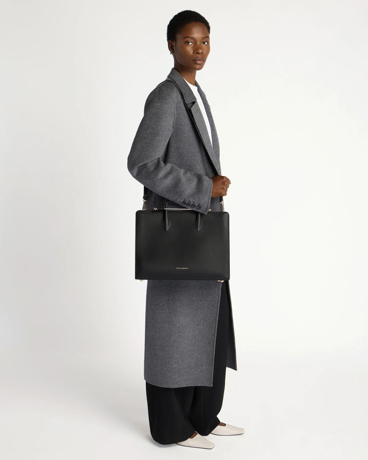Strathberry Tote  -  Black