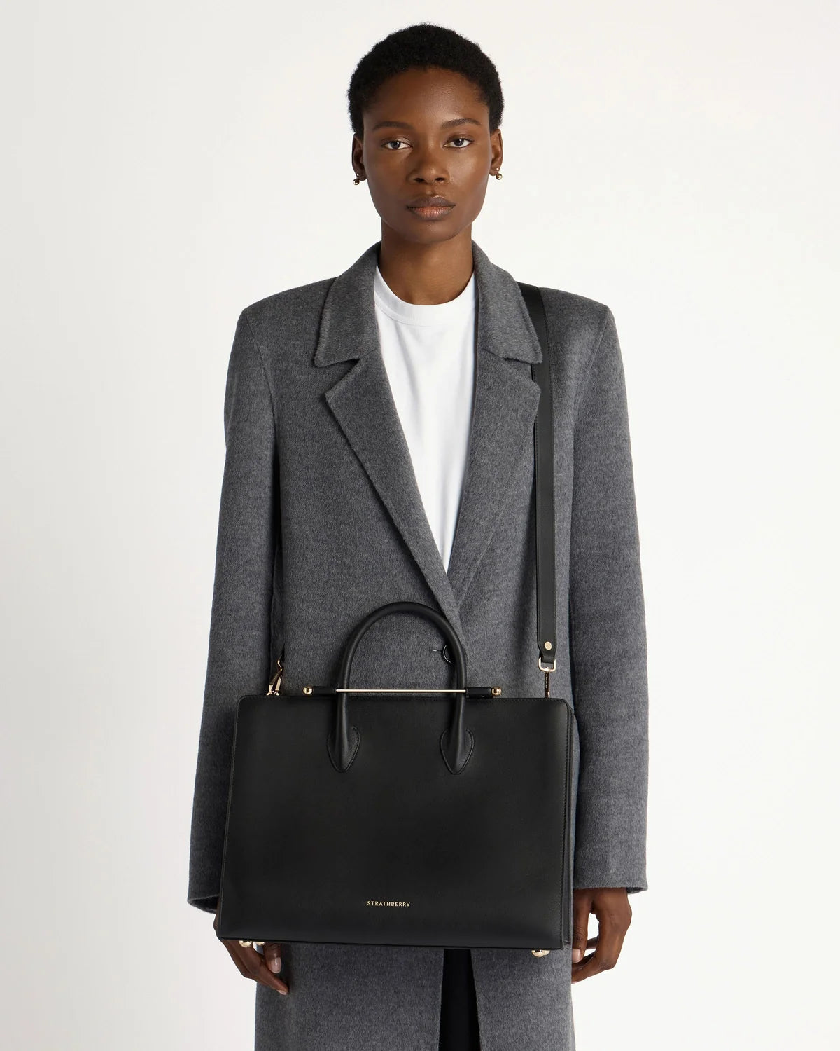Strathberry Tote  -  Black