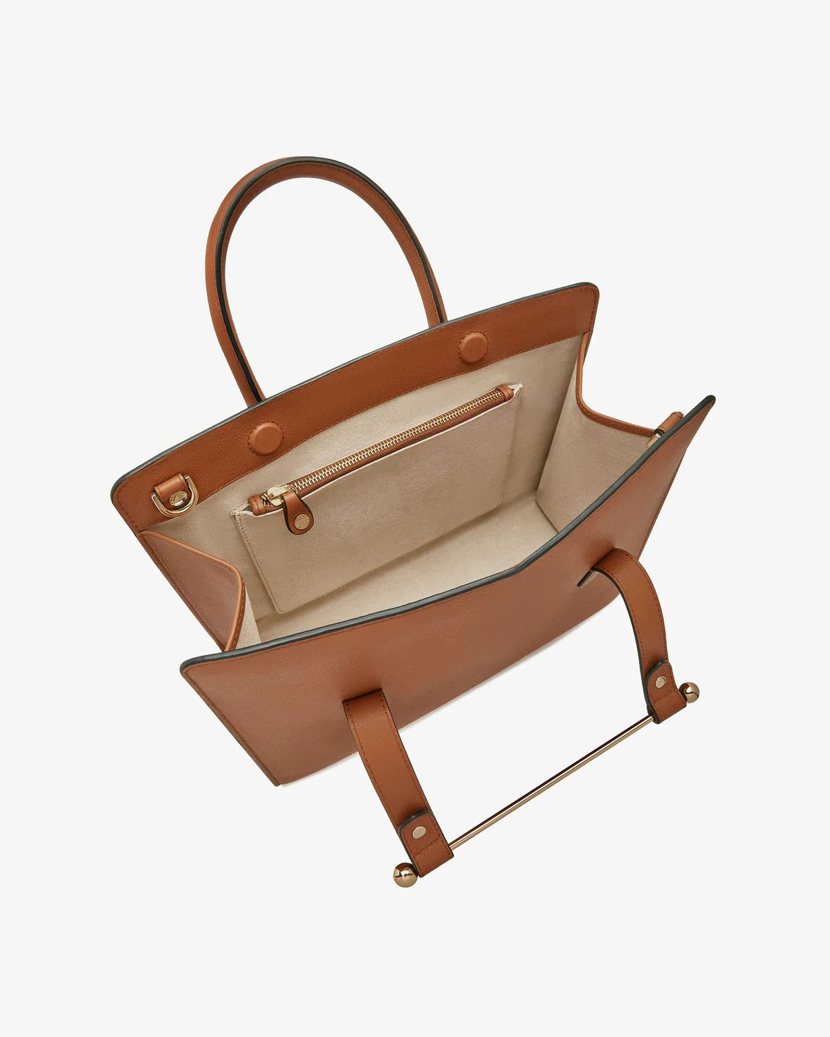 Strathberry Midi Tote  - Chestnut