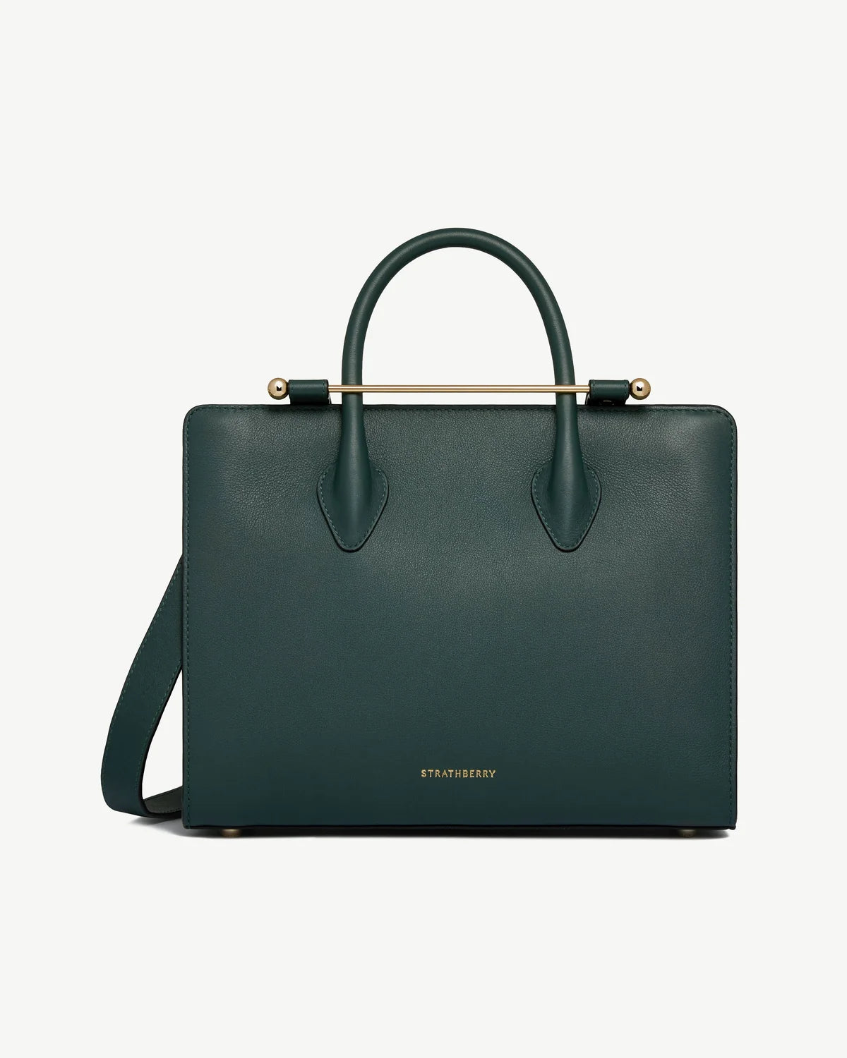 Strathberry Midi Tote  - Bottle Green