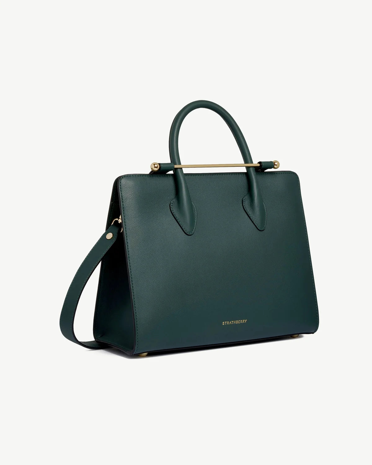 Strathberry Midi Tote  - Bottle Green