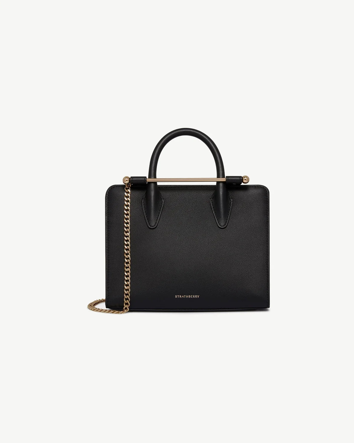 Strathberry Mini Tote  -  Black