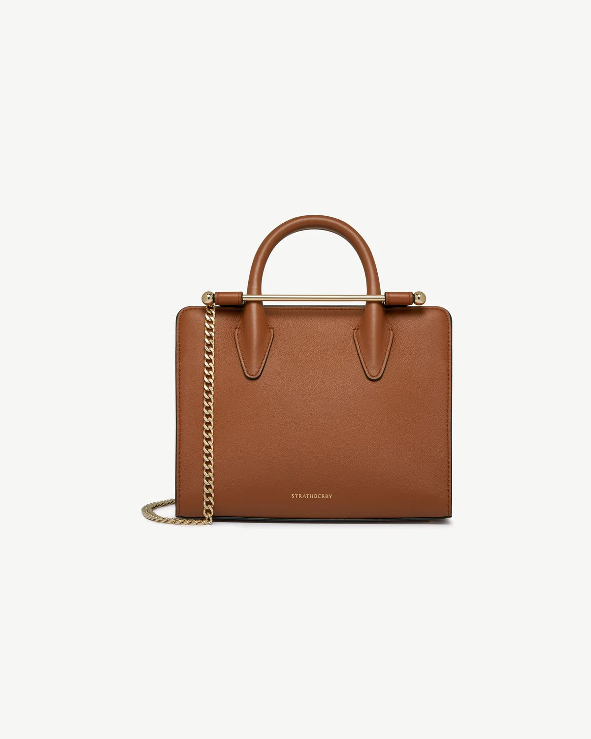 Strathberry Mini Tote  -  Chestnut