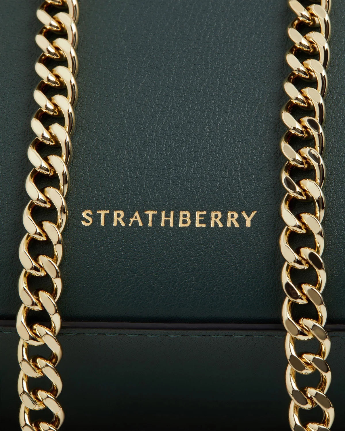 Strathberry Mini Tote  -  Bottle Green