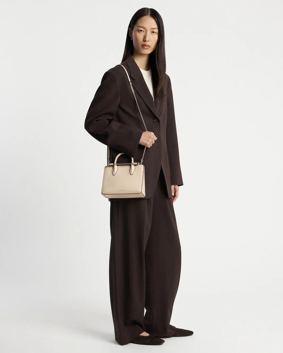 Strathberry Mini Tote  -  Oat