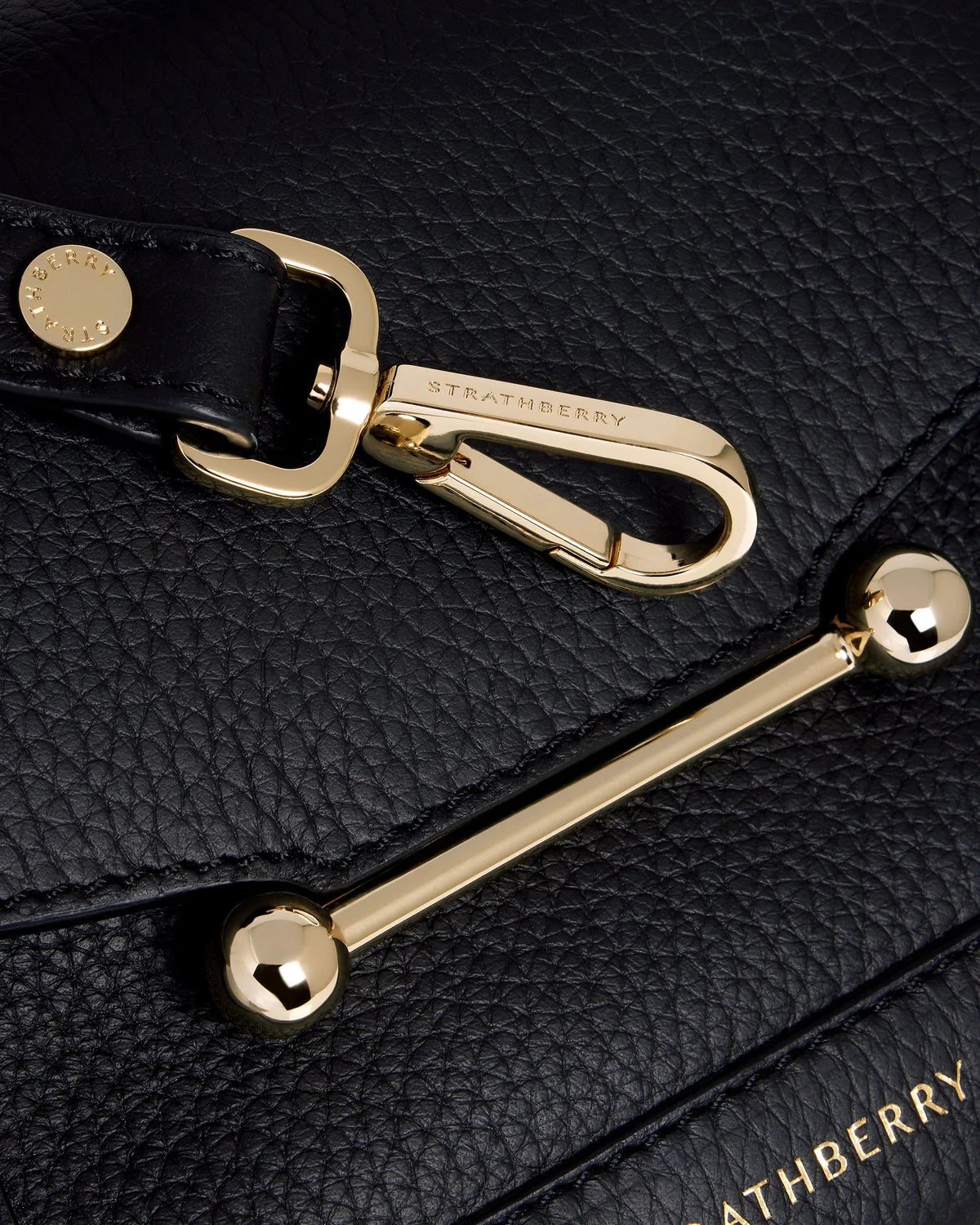 Strathberry Mosaic Nano  -  Black