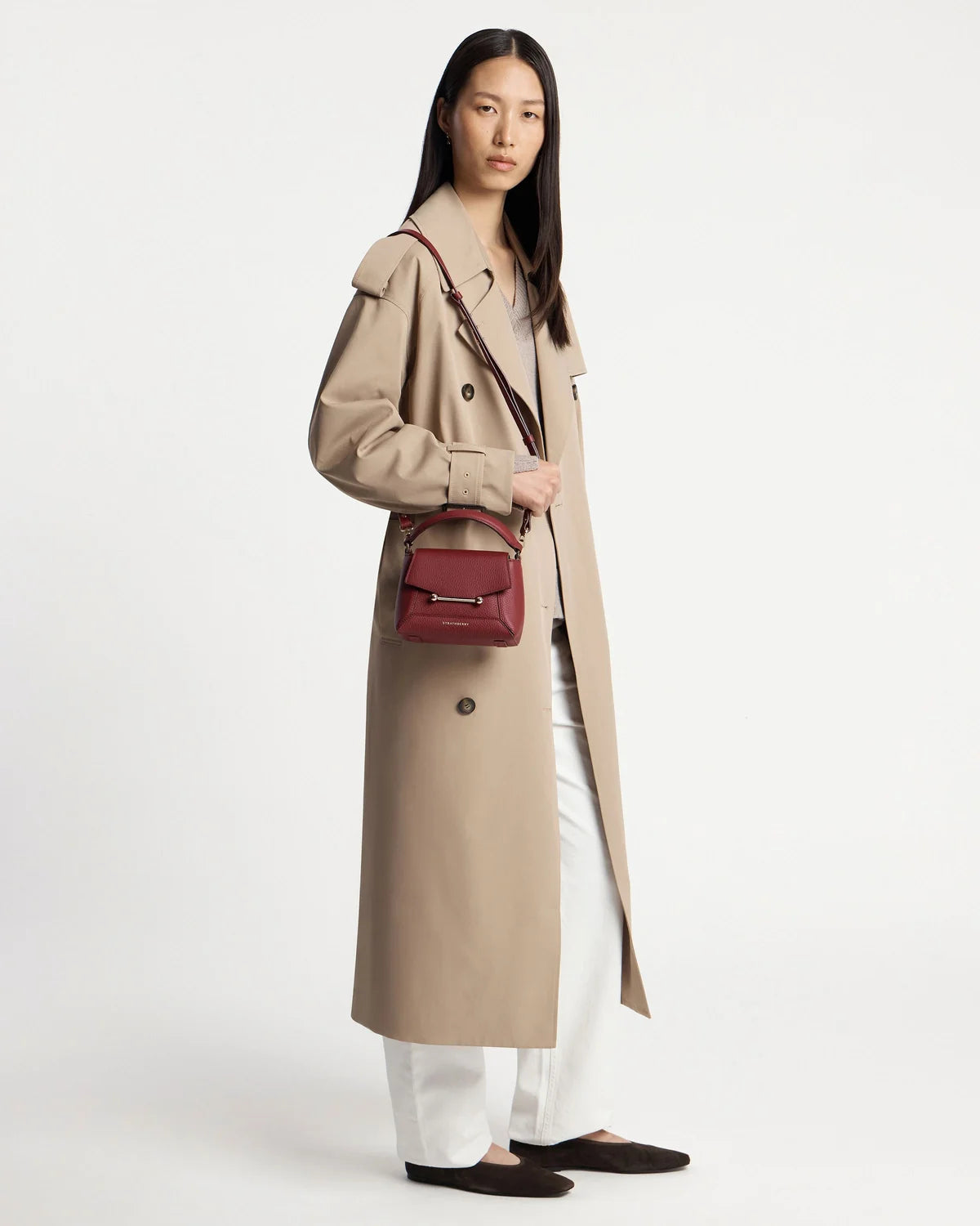 Strathberry Mosaic Nano  -  Oxblood