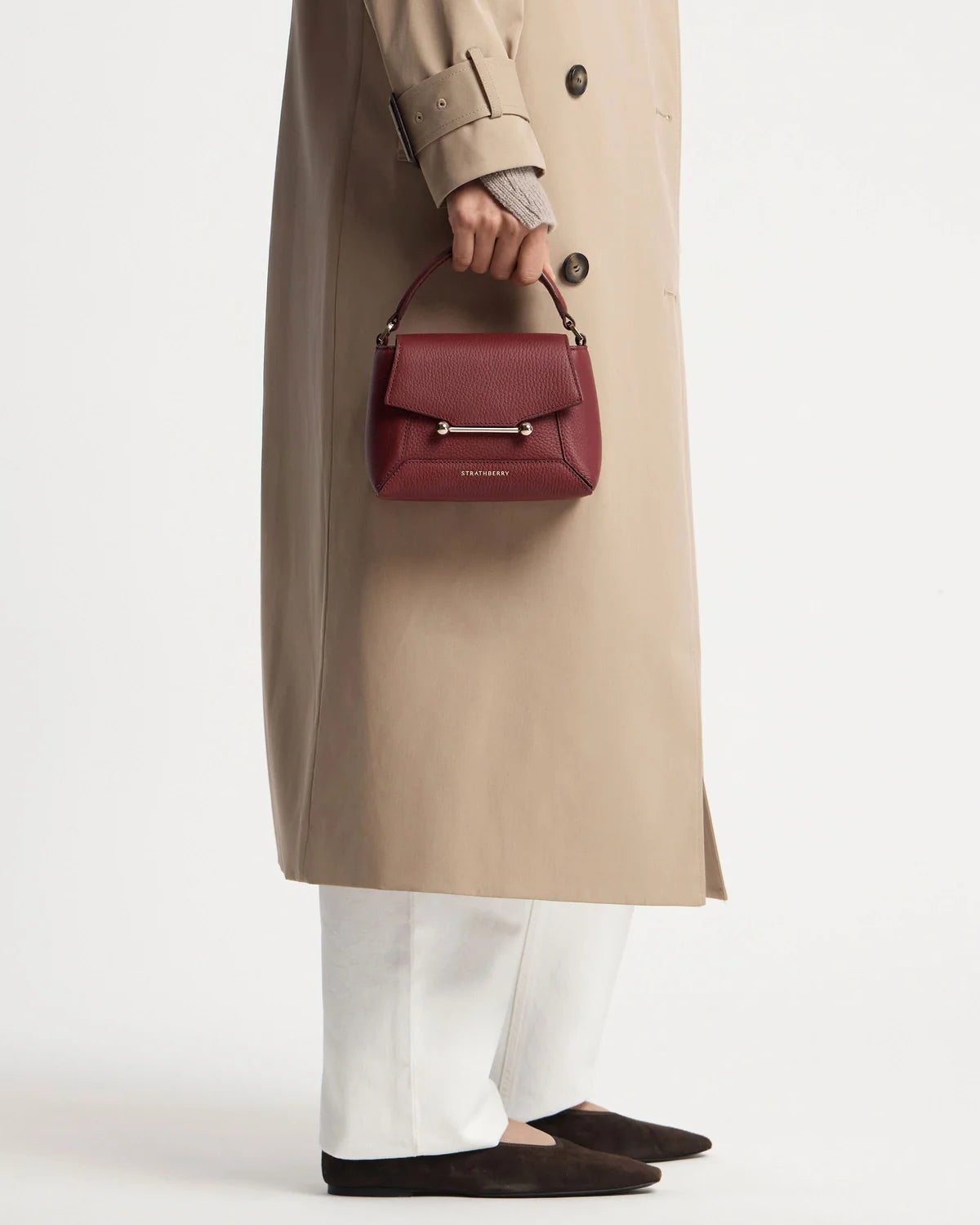 Strathberry Mosaic Nano  -  Oxblood