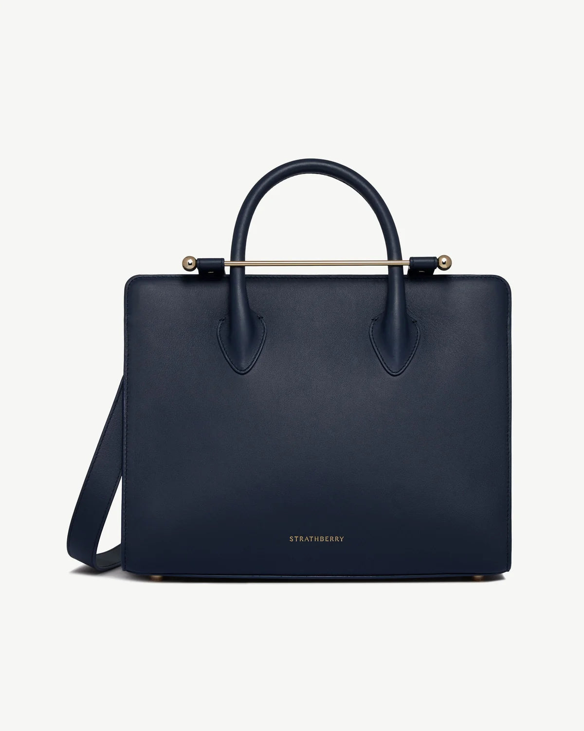 Strathberry Midi Tote  - Marine Blue