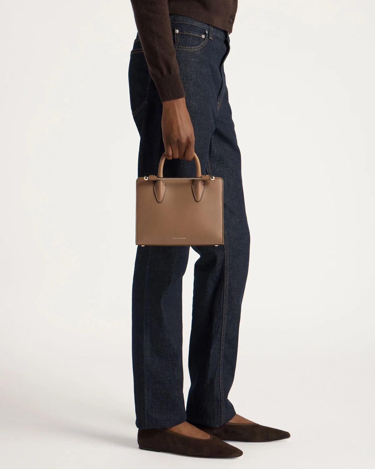 Strathberry Mini Tote  -  Clay