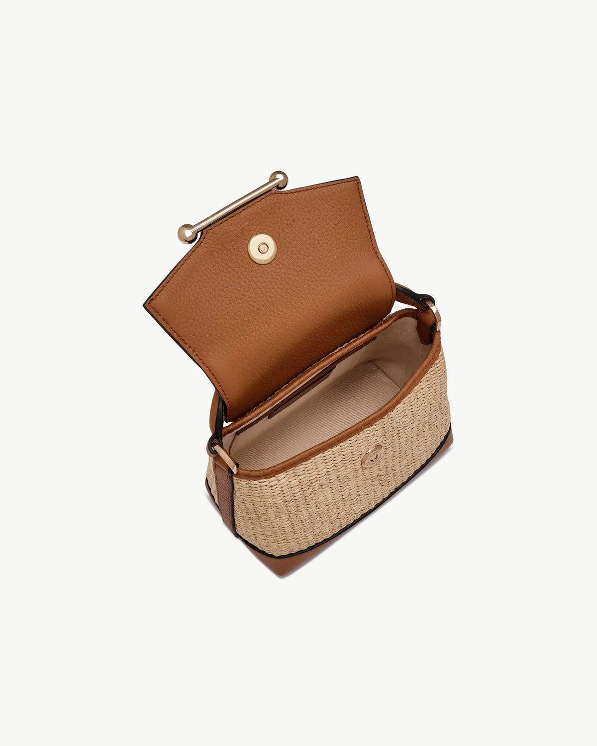 Strathberry Mosaic Nano  -  Tan/Raffia