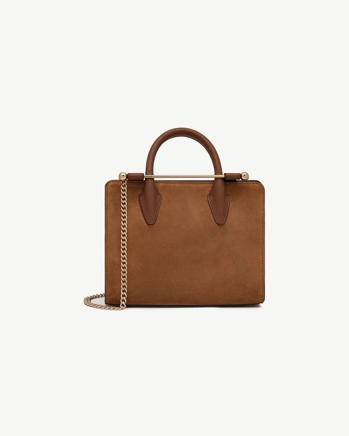 Strathberry Mini Tote  -  Tan Suede