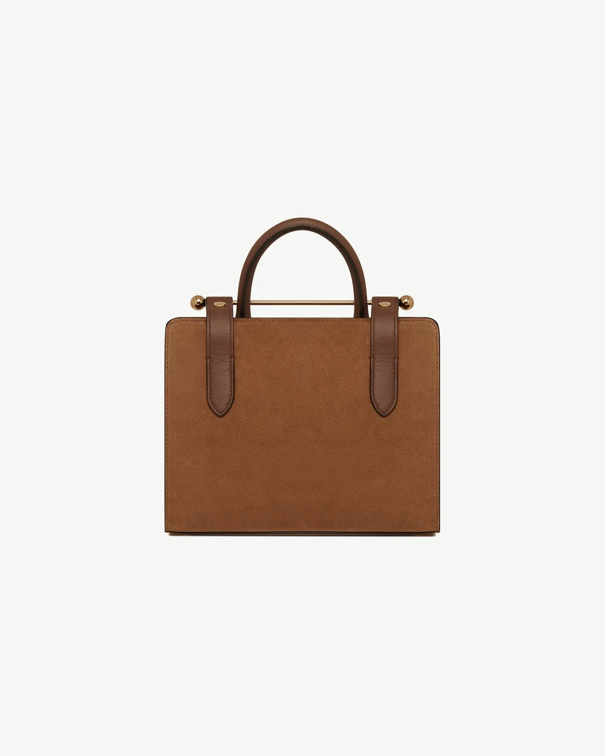 Strathberry Mini Tote  -  Tan Suede