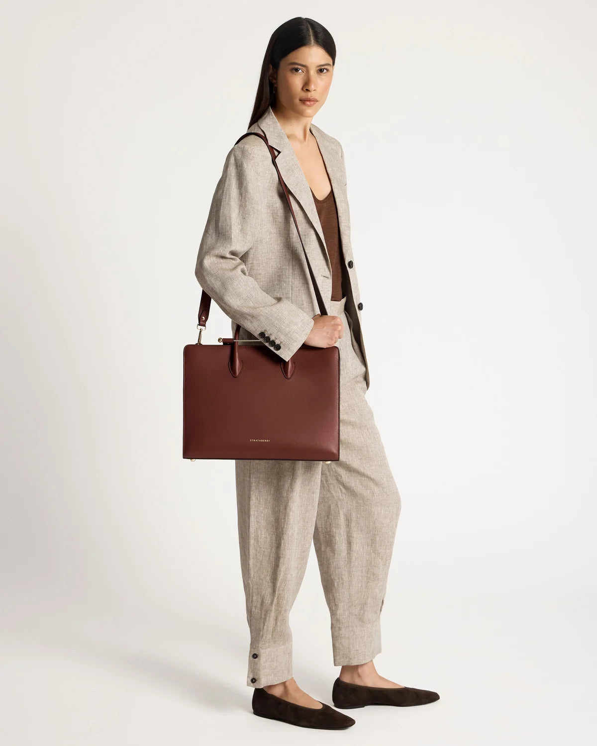Strathberry Tote  -  Walnut
