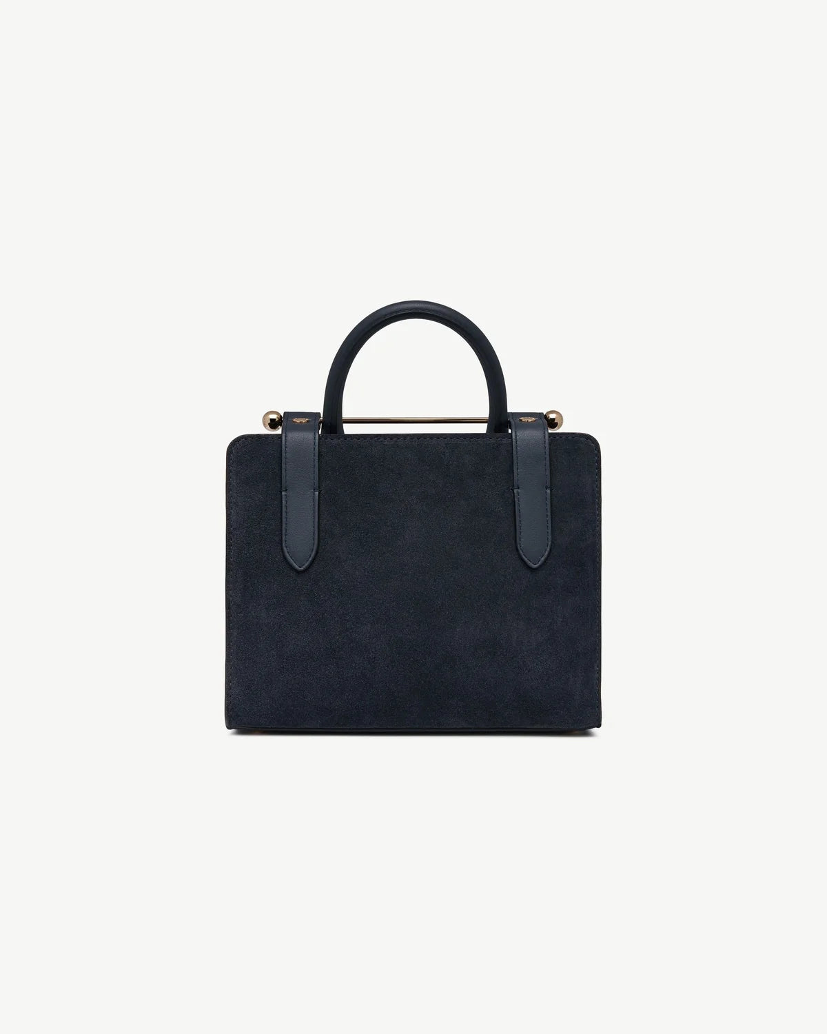 Strathberry Mini Tote  -  Navy Suede