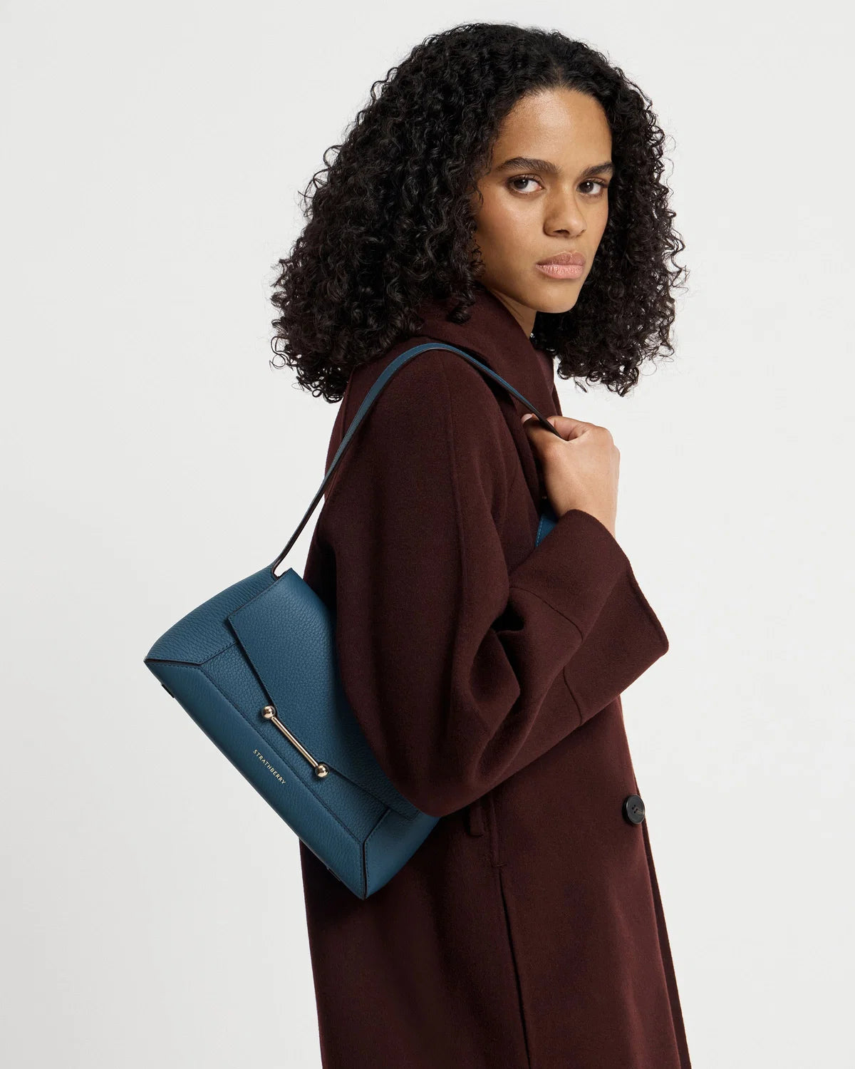 Strathberry Mosaic Shoulder  -  Loch Blue