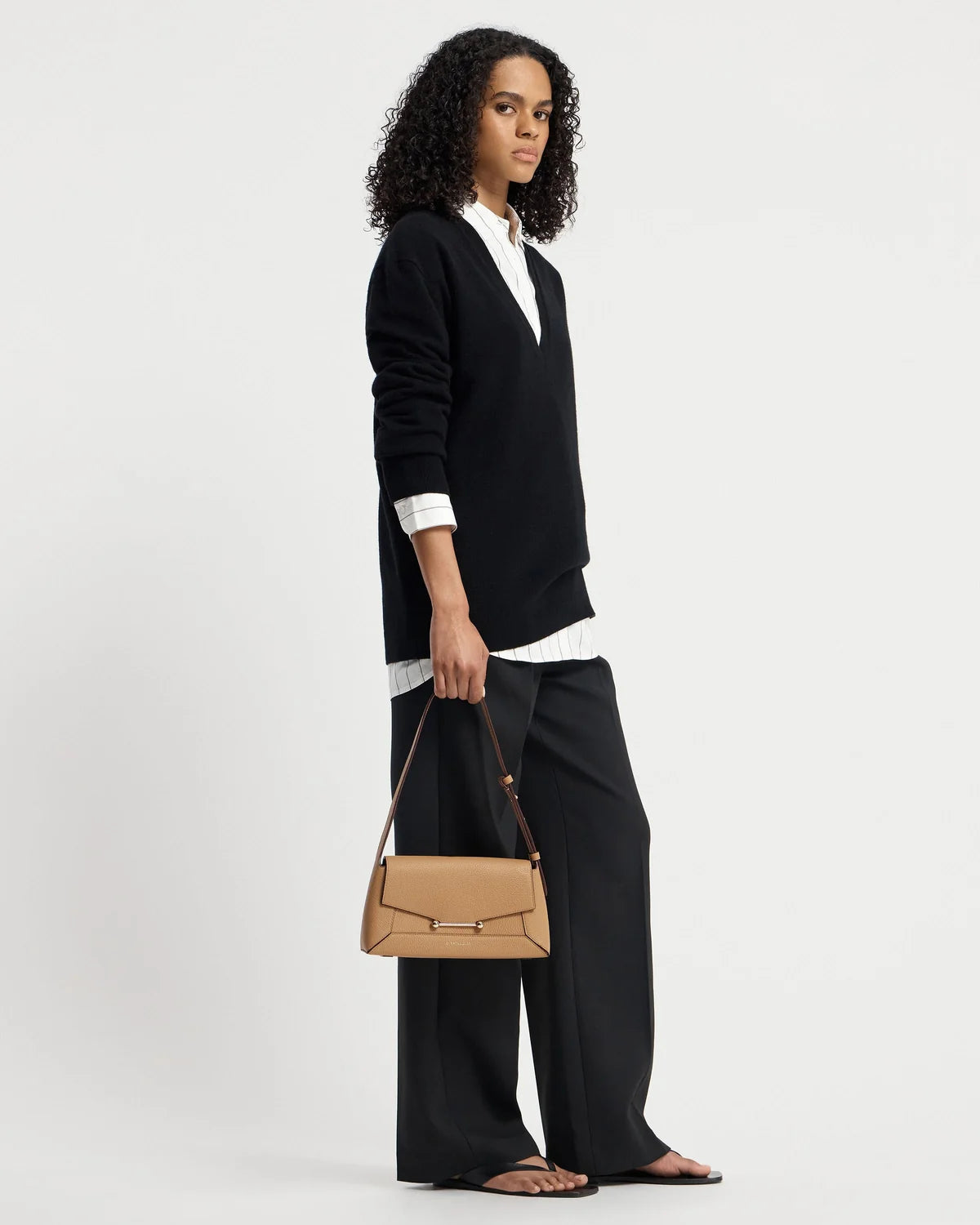 Strathberry Mosaic Shoulder  -  Caramel