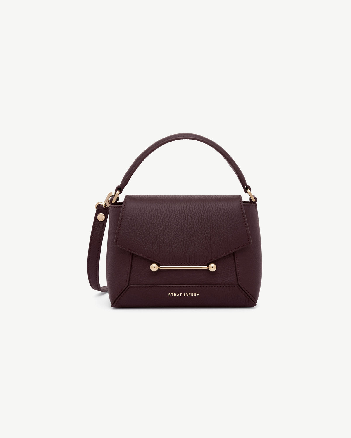 Strathberry Mosaic Nano  -  Burgundy